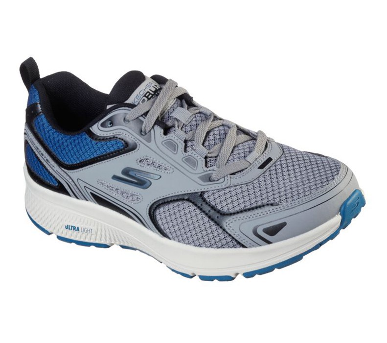 Skechers Gorun Consistent - Vestige - Mens Running Shoes Grey/Blue [AU-IH9455]